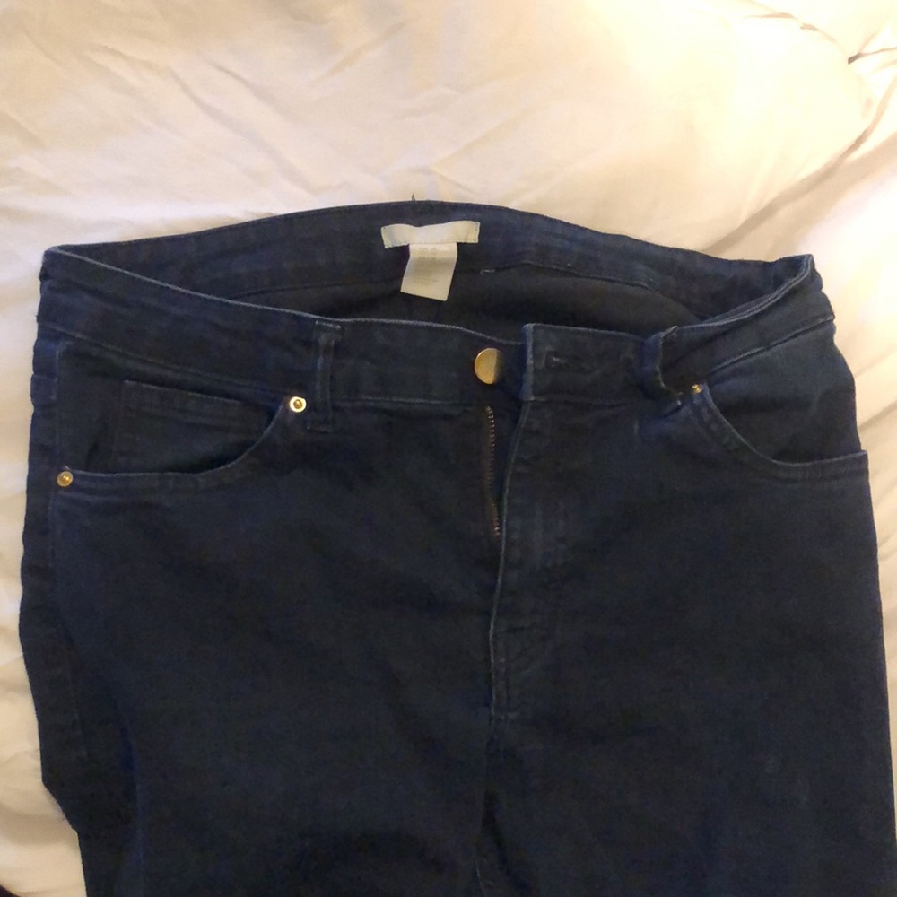 Dark denim jeans